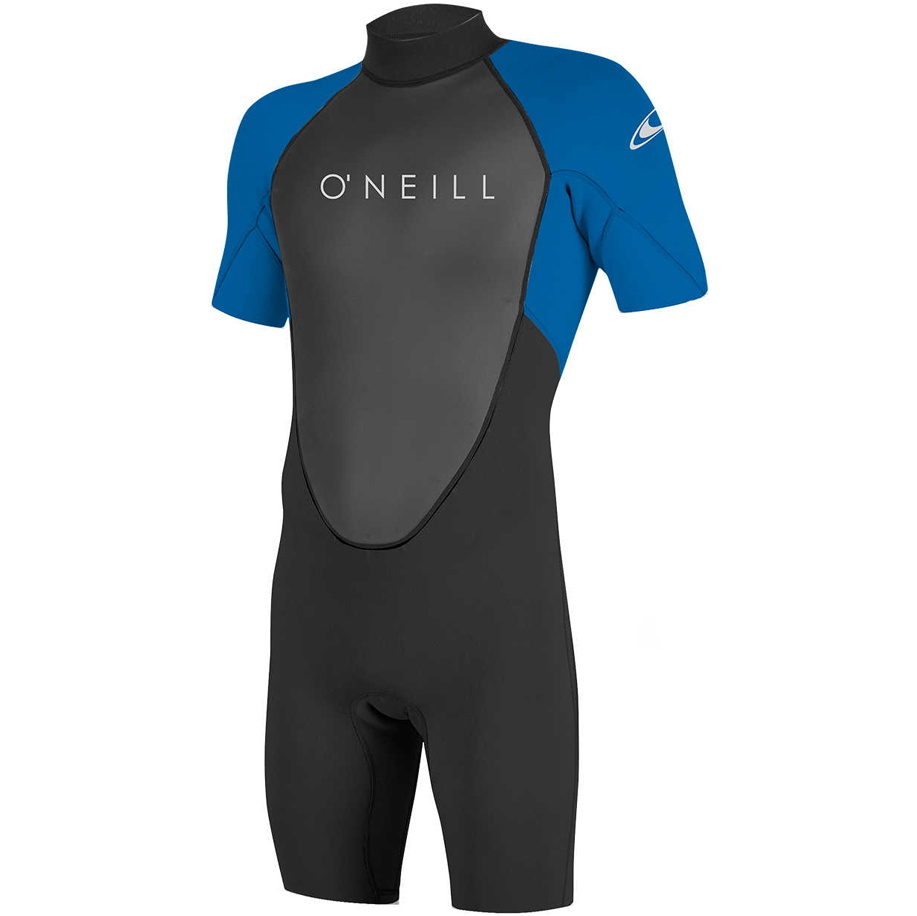 2025 O'Neill Mens Reactor II 2mm Back Zip Shorty Wetsuit 5041 - Black / Ocean